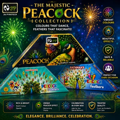 Peacock Feathers Gold (3 Wings)